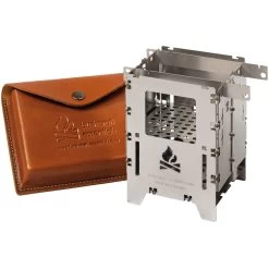 Bushcraft Essentials Bushbox LF Titanium Premium Set - Hobo-Kocher