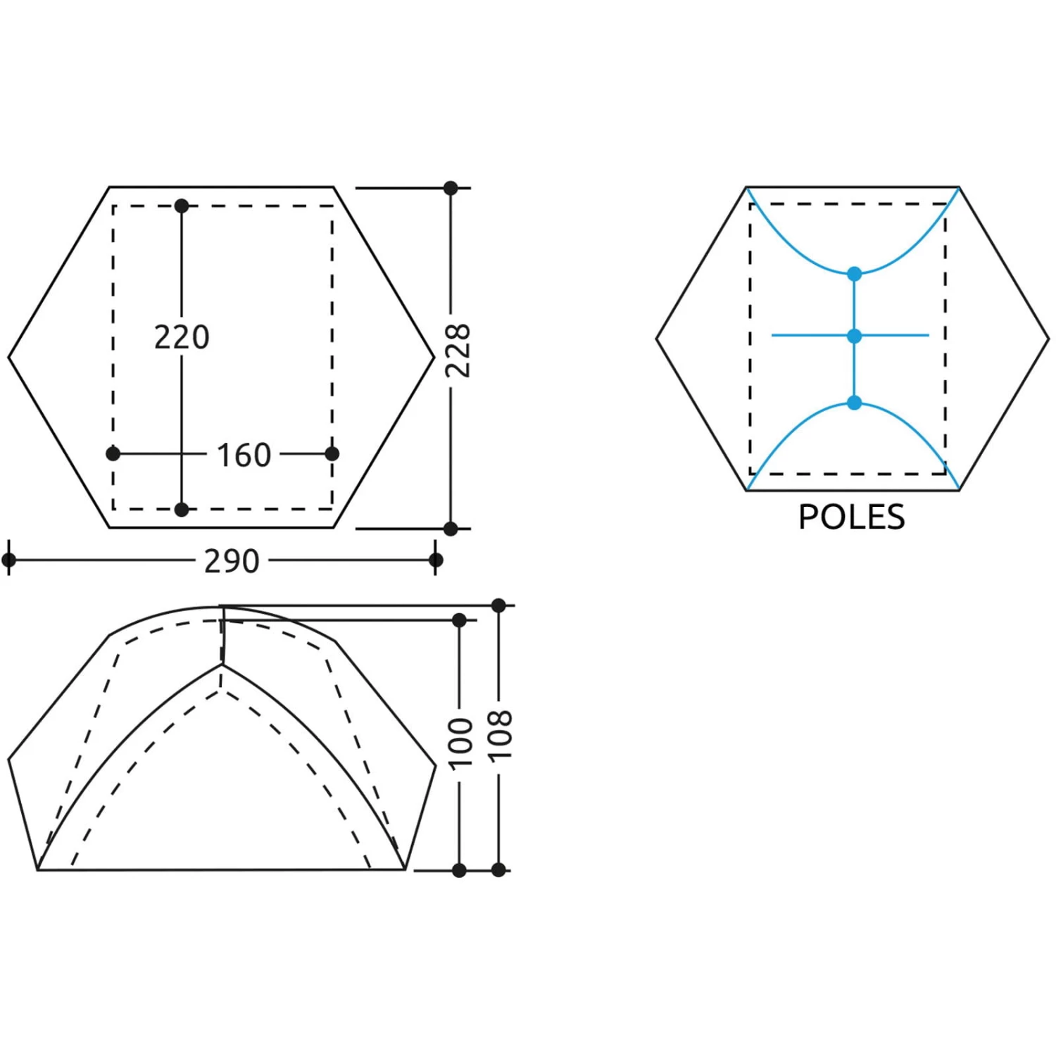 Camp Minima 3 Evo - 3 Personen Zelt 3 Camp Minima 3 Evo - 3 Personen Zelt – Bild 3