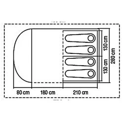 Coleman Oak Canyon 4 Personen - Familienzelt -Camping Verkäufe coleman oak canyon 4 personen familienzelt rl 169955 2