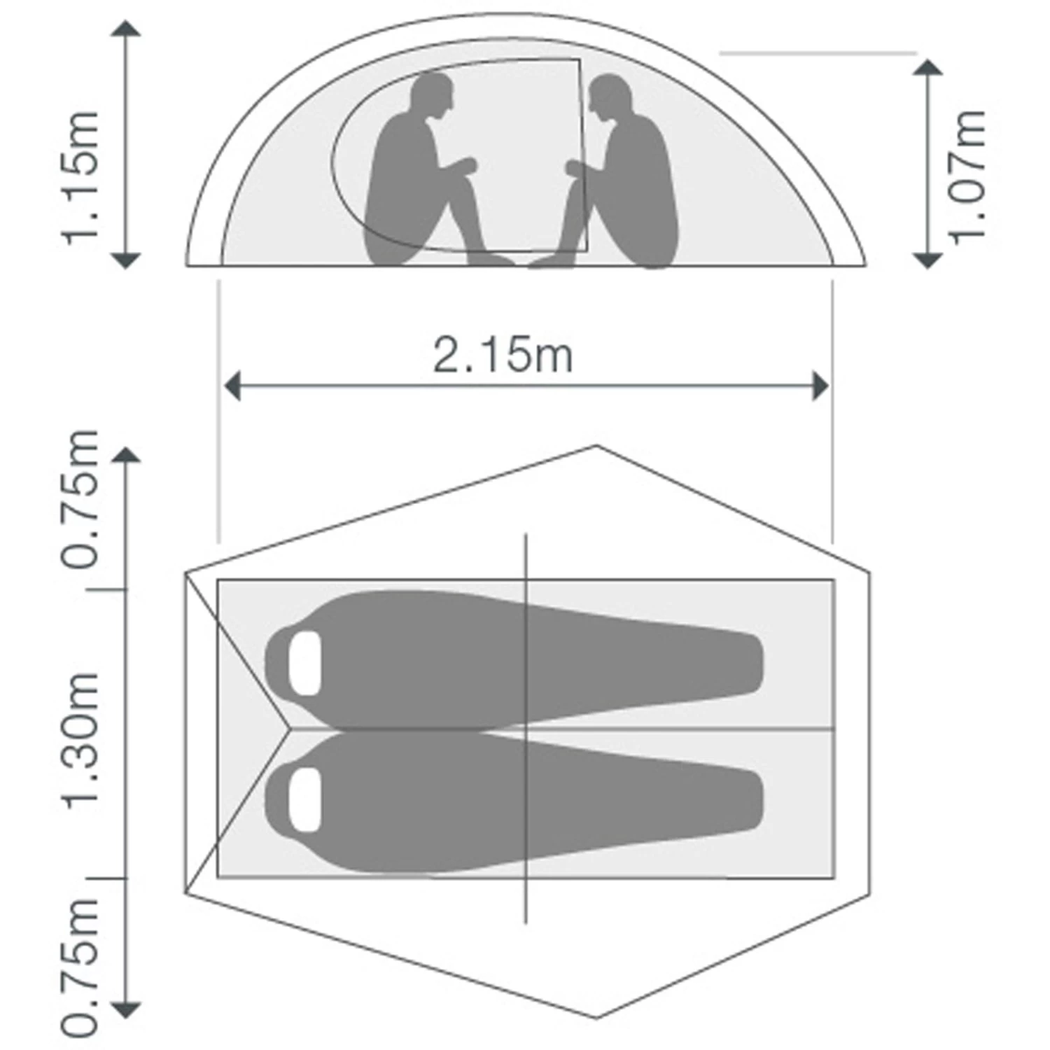 EXPED Mira II HL - Leichtes 2-Personen-Zelt 5 EXPED Mira II HL - Leichtes 2-Personen-Zelt – Bild 5