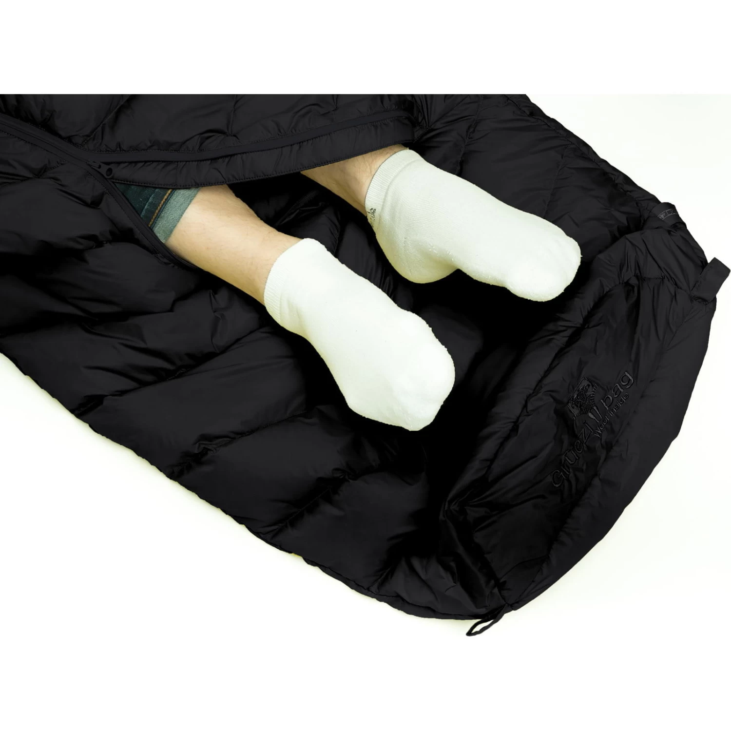 Grüezi Bag Biopod DownWool Extreme Light 185 BLACK EDITION - Daunen- & Wollschlafsack 8 Grüezi Bag Biopod DownWool Extreme Light 185 BLACK EDITION - Daunen- & Wollschlafsack – Bild 8