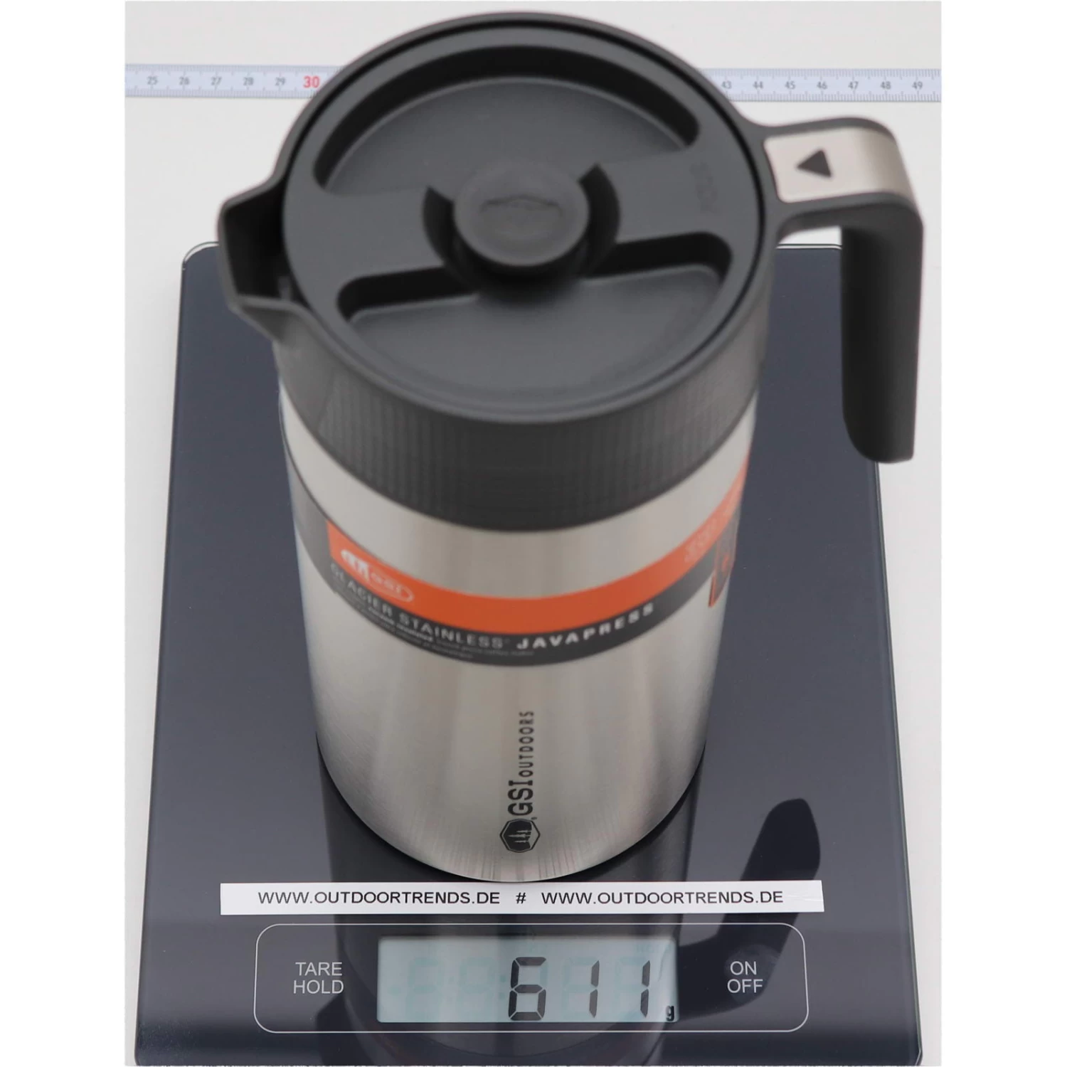 GSI Glacier Stainless Java Press - Kaffee-Kanne Mit Filter 2 GSI Glacier Stainless Java Press - Kaffee-Kanne Mit Filter – Bild 2