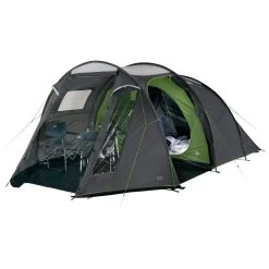 HIGH PEAK Ancona 5.0 - Familienzelt -Camping Verkäufe high peak ancona 5 0 familienzelt light grey dark green hip 10249 2