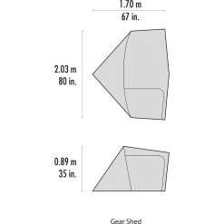 MSR Gear Shed V2 - Vorzelt -Camping Verkäufe msr gear shed v2 vorzelt cd 10334 4