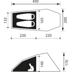 NOMAD Bedouin 2 LW - Tunnelzelt 14 NOMAD Bedouin 2 LW - Tunnelzelt -Camping Verkäufe nomad bedouin 2 lw tunnelzelt sw26814 2