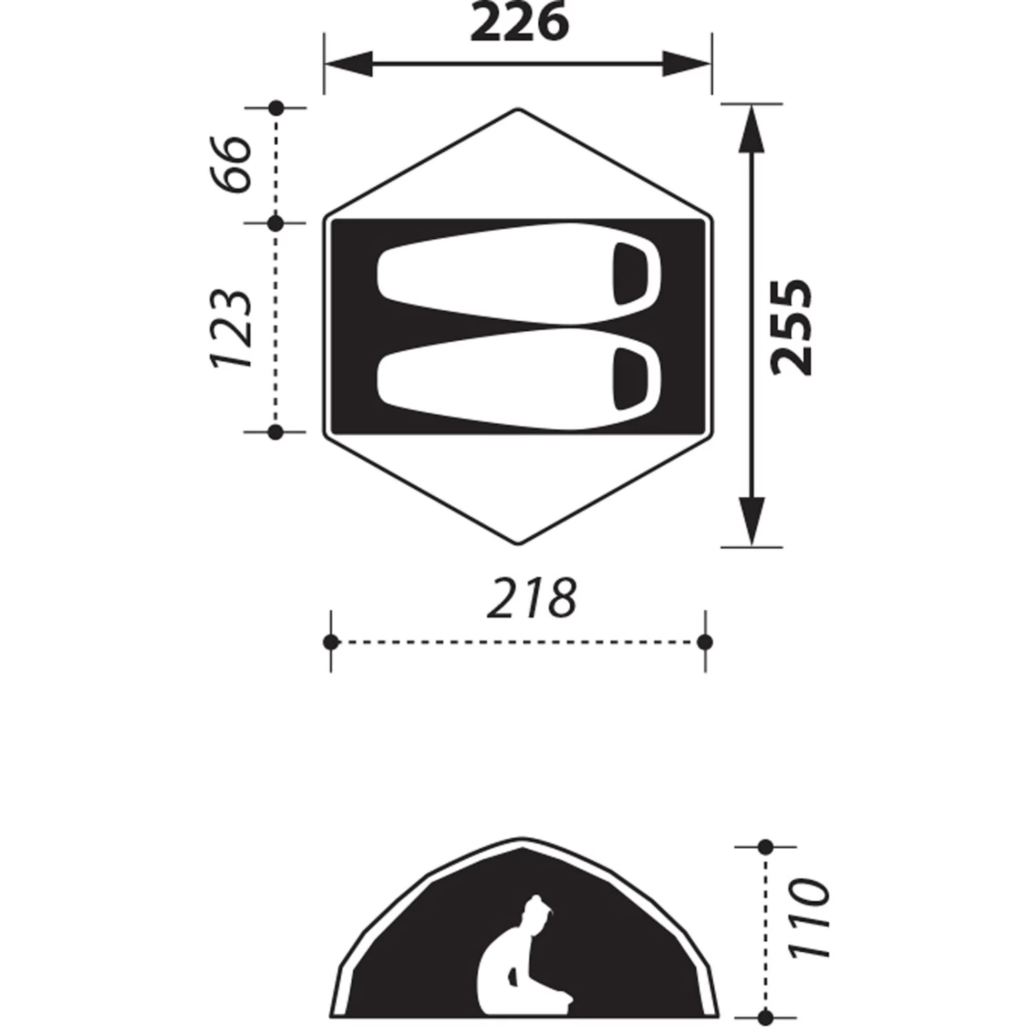 NOMAD Jade 2 Premium - Kuppelzelt 2 NOMAD Jade 2 Premium - Kuppelzelt – Bild 2