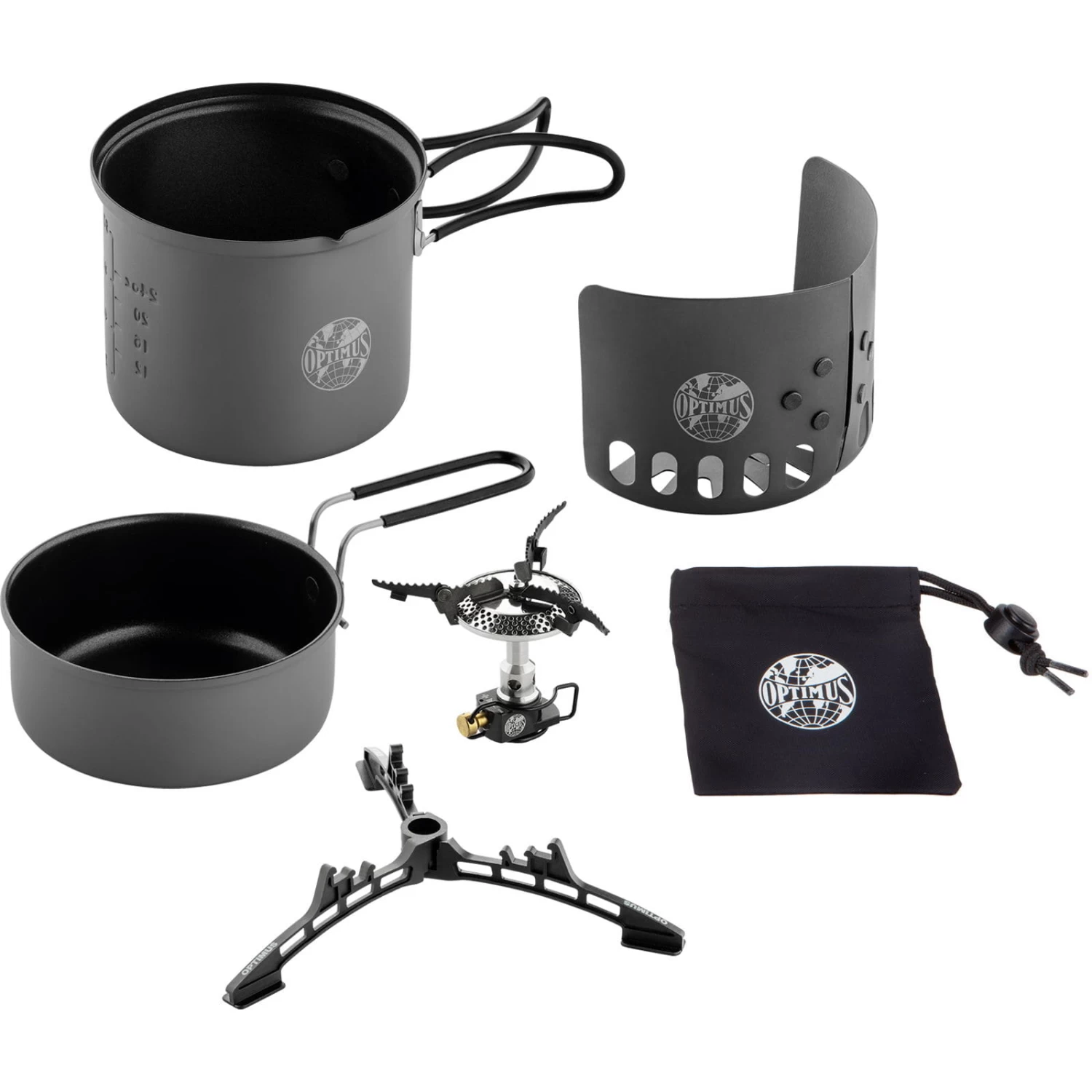 OPTIMUS Elektra Cook System BLACK EDITION - Kochset 1 OPTIMUS Elektra Cook System BLACK EDITION - Kochset
