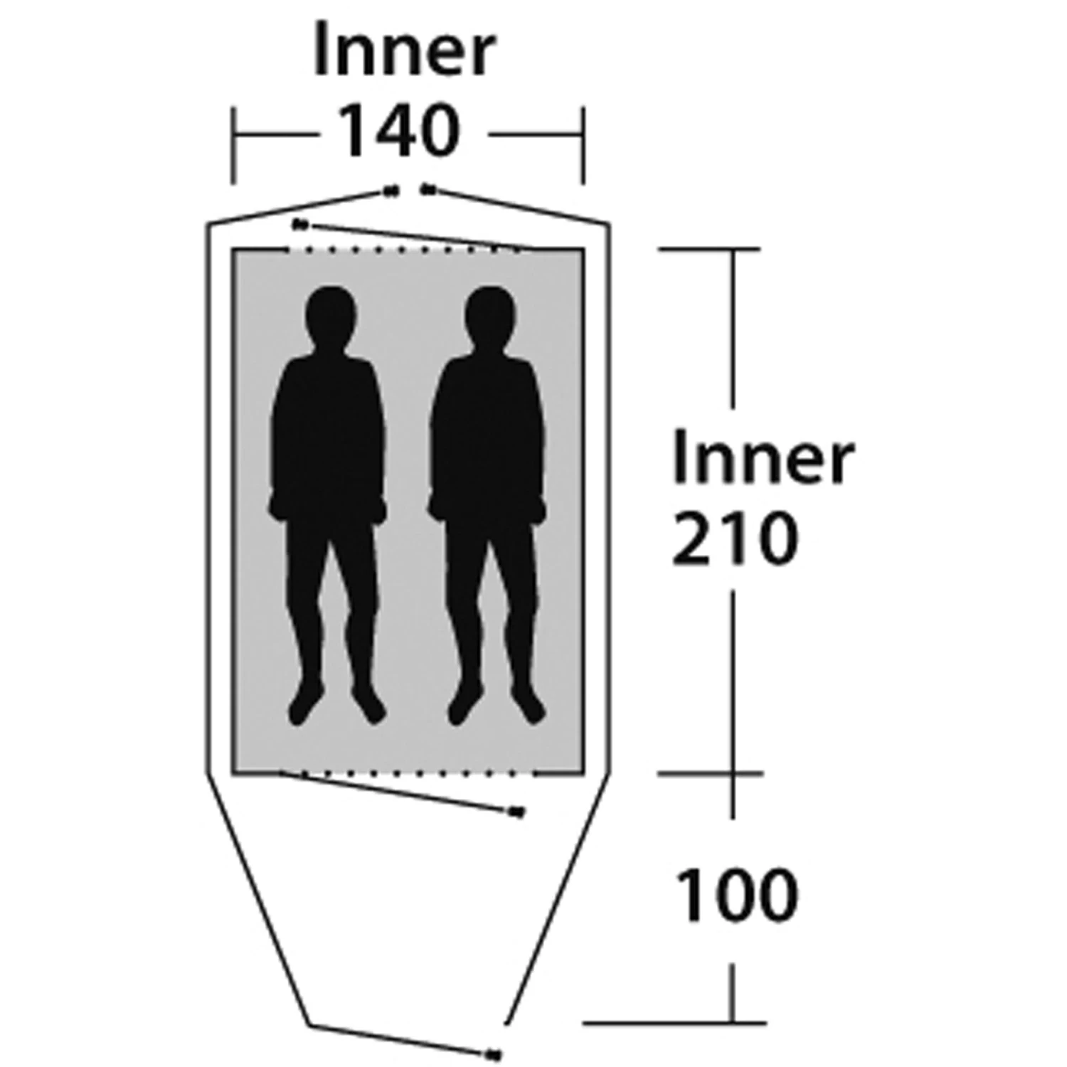 Outwell Cloud 2 - Zwei-Personen-Zelt 3 Outwell Cloud 2 - Zwei-Personen-Zelt – Bild 3