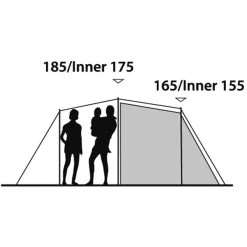 Outwell Earth 5 - Fünf-Personen-Tunnel-Zelt 13 Outwell Earth 5 - Fünf-Personen-Tunnel-Zelt -Camping Verkäufe outwell earth 5 fuenf personen tunnel zelt green grey rl 150173 2