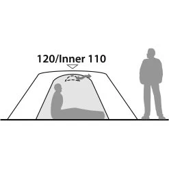 Robens Lodge 3 - Drei-Personen-Kuppelzelt -Camping Verkäufe robens lodge 3 drei personen kuppelzelt green rl 152008 4