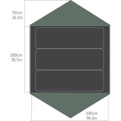 Sea To Summit Ikos TR3 - 3-Personen-Zelt -Camping Verkäufe sea to summit ikos tr3 3 personen zelt laurel wreath sts ats043281 182002 3