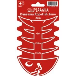 SwissPiranha Dyneema RopeFish 20 M - Schnur -Camping Verkäufe swisspiranha dyneema ropefish 20 m schnur rot reflektierend swp 653791 bl20 3
