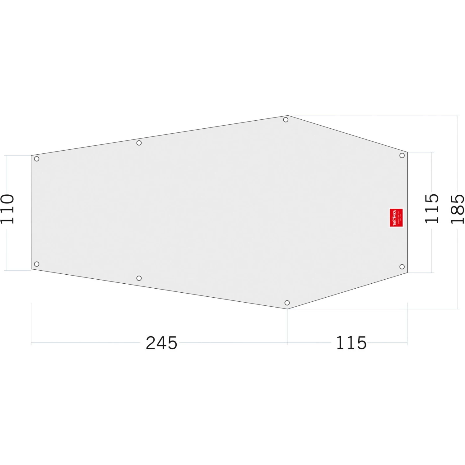 Tatonka Floor Sheet PE Narvik 3 - Zeltunterlage 1 Tatonka Floor Sheet PE Narvik 3 - Zeltunterlage