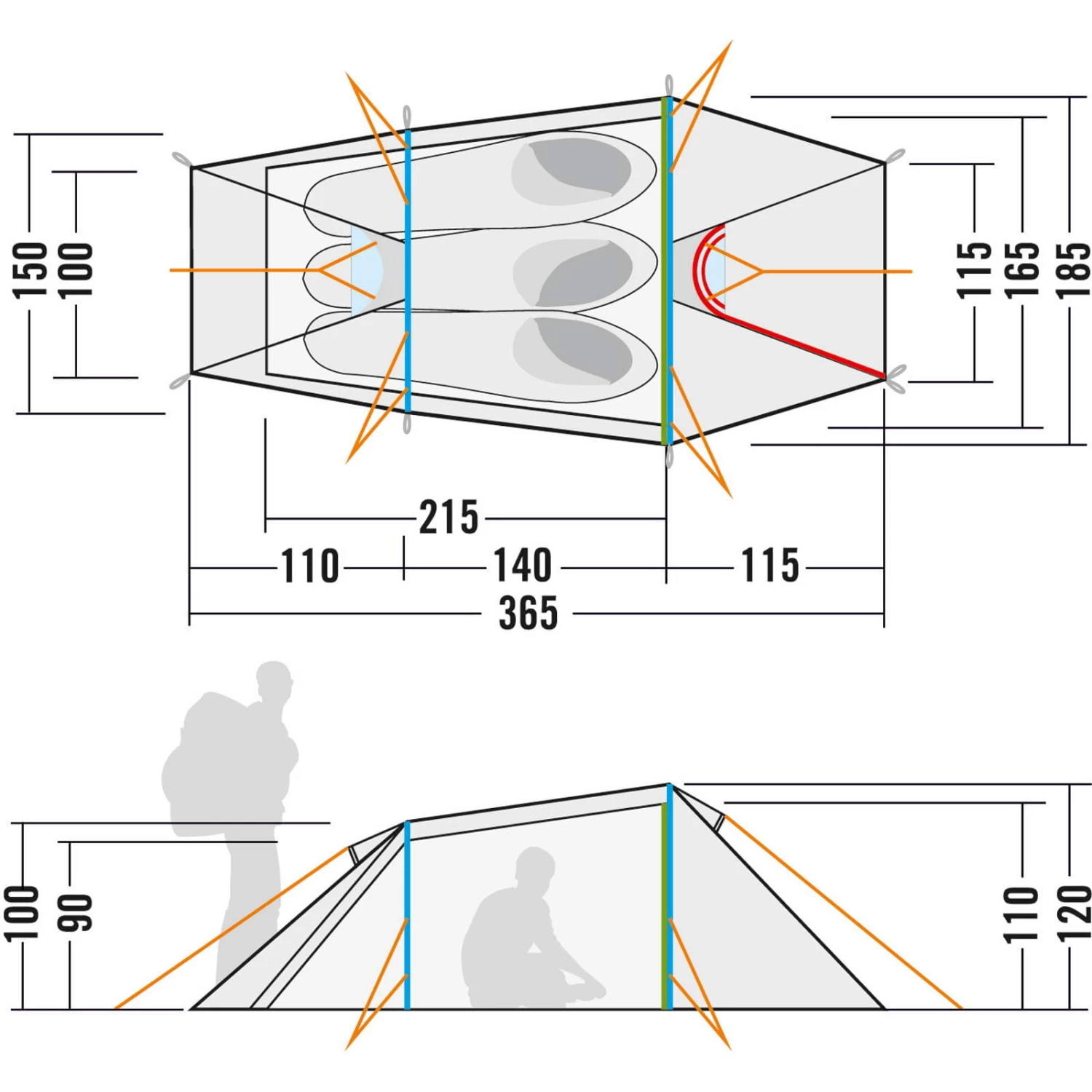 Tatonka Narvik 3 - Drei-Personen-Zelt 3 Tatonka Narvik 3 - Drei-Personen-Zelt – Bild 3