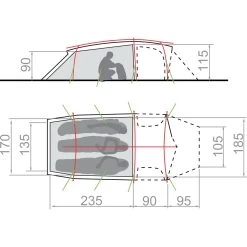 VAUDE Mark XT 3P - Expeditionszelt 5 VAUDE Mark XT 3P - Expeditionszelt -Camping Verkäufe vaude mark xt 3p expeditionszelt green vau 14218 4000 2